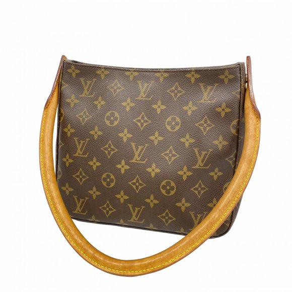 Louis Vuitton Monogram Looping MM Shoulder Bag M51146 Brown Women's - Picture 1 of 13